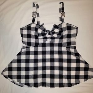 New plaid babydoll